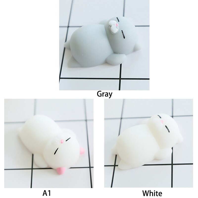 HEIßER Mini Mochi Faule Katze Telefon Riemen Zubehör freundlicher Nette Tiere Squishy Spielzeug Anti-betonen Weichen quetschen Knebel Spaß witz P15
