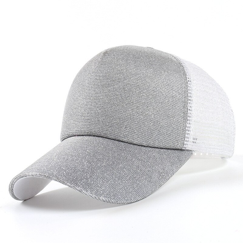 Casual Baseball Cap Unisex Verstelbare Mens Vrouwen Cap Shiny Gradiënt Kleur Hoed Multi Kleur Sport Caps Koppels Mesh Hoed Voor volwassen: 4