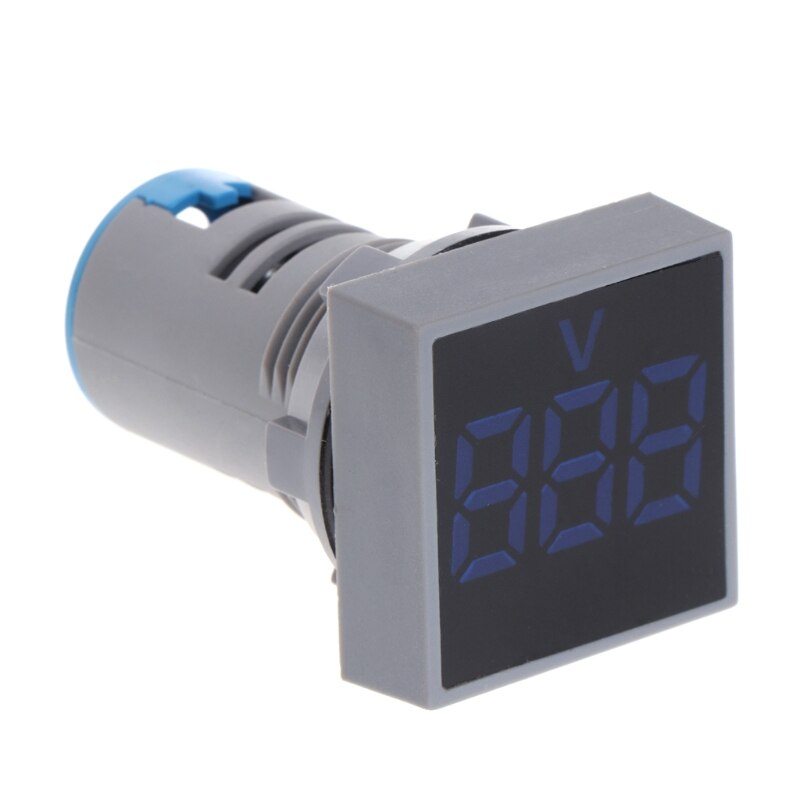 1 stück DIY Mini Digital Voltmeter 22mm Runde AC 12-500 V Volt Spannung Tester Meter Monitor Power LED anzeige Pilot Lampe Licht Display(WHITE 1 stück DIY Mini Digital Voltmeter 22mm Runde AC 12-500 V Volt Spannung Tester Meter Monitor Power LED anzeige Pilot Lampe Licht Display(WHITE