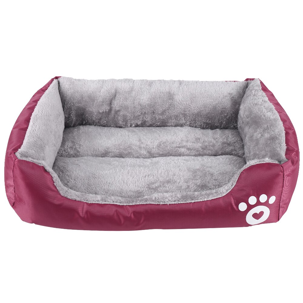 (s -2xl)  katte hundeseng varm hundehus blød fleece rede hundekurve måtte efterår vinter kæledyrsseng til små mellemstore kæledyr: D / L 68 cm x 55 cm x 16cm