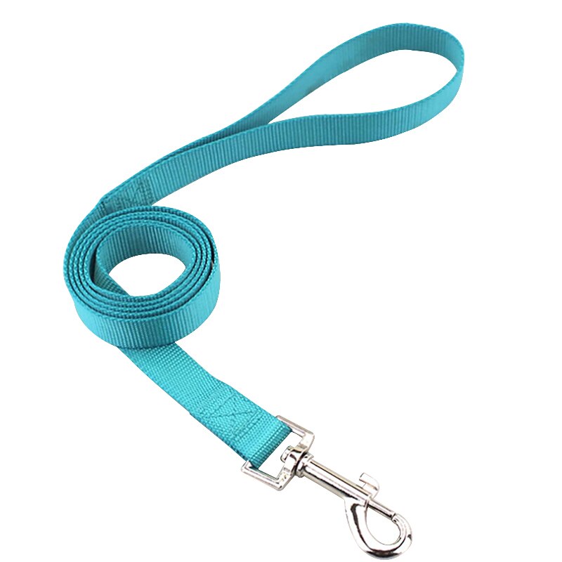 Klassiskt solid hundhalsband för hundar i nylon för små medelstora hundar kan matcha koppel och sele med snabbsnäppspänne