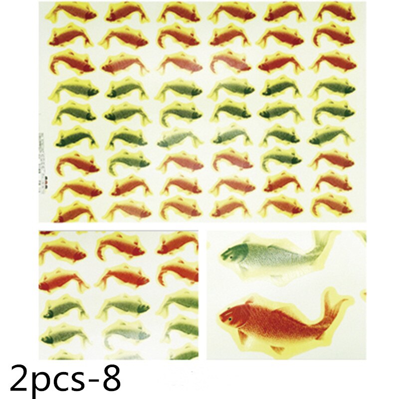 2PCS/Set Pottery Ceramics Clay Transfer Paper Overglaze Decal Paper JingDeZhen Medium Temperature DIY Painted Pottery Tools: 2PCS-8