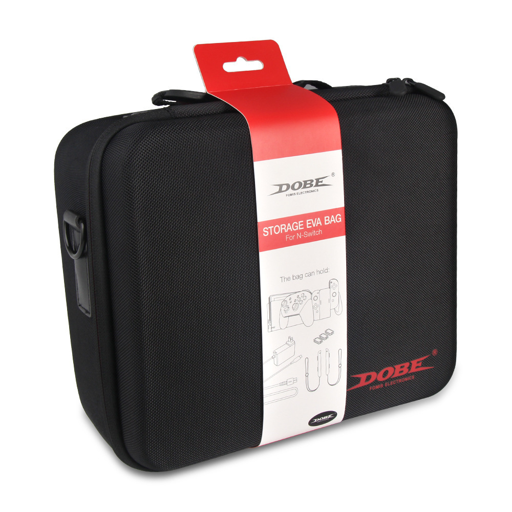 Neuestes nintendo switch-spielzubehör: große aufbewahrungstasche, farbenfrohe tragetasche für die originale nintendo switch-konsole