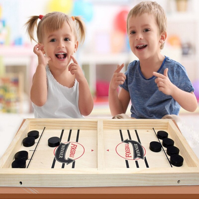 Table Fast Hockey Sling Puck Game Paced Sling Puck Winner Fun Toys Party Game Toys For Adult Child Family Home Board Game