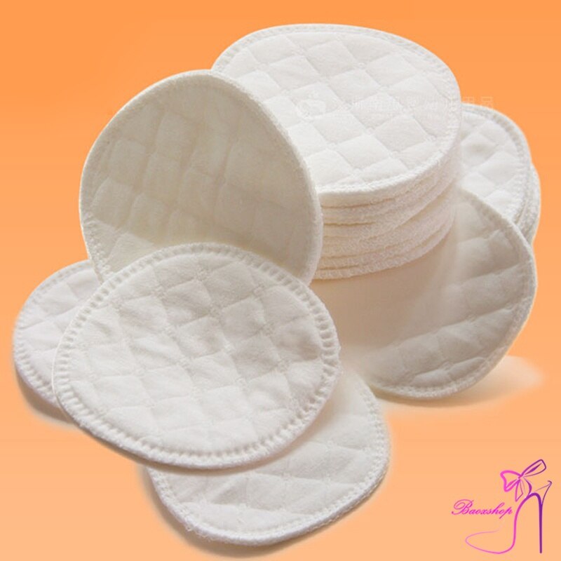 12 Pcs Reusable Breast Feeding Nursing Breast Pads Washable Soft Absorbent Baby Supplies M09