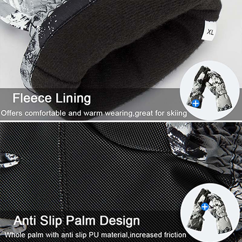 Dames kinderen ski handschoenen snowboard handschoenen motor winter skiën klimmen fiets handschoenen waterdichte sneeuw wanten