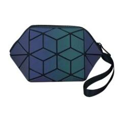 Luminous geometric rhombus bag women's all-match handbags multi-function shoulder bag backpack wallet chest bag: HZB-YE-3