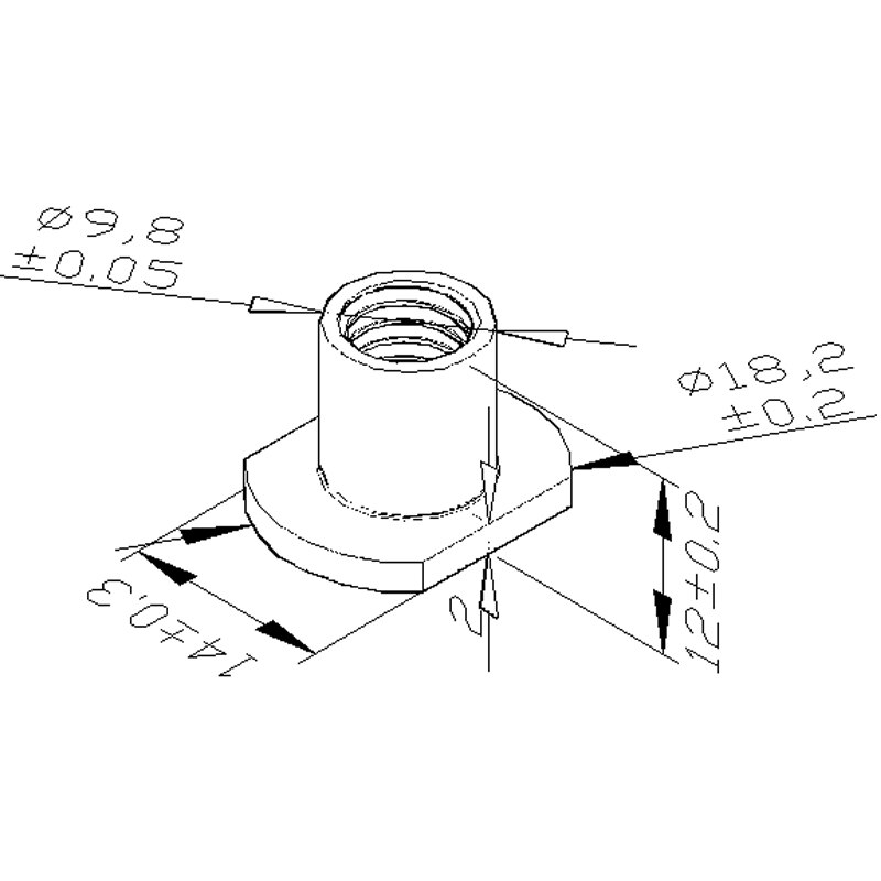 Chain Adjuster Bolt Swing Arm Buddy 2 Bolt Repair Grandado