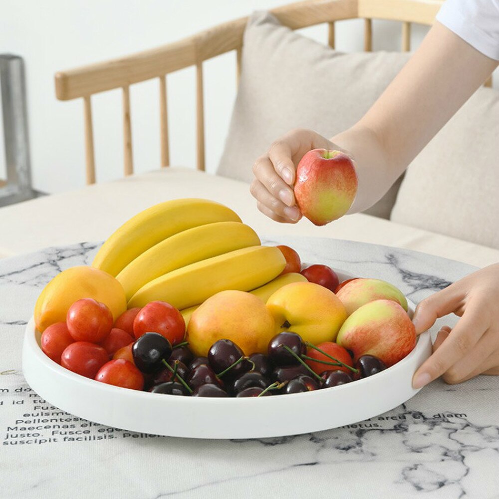 Round Rotatable Kitchen Storage Box Desktop Cabinet Spice Bottle Spices Rack Artifact Rotating Storage Turntable Tray MJ70803