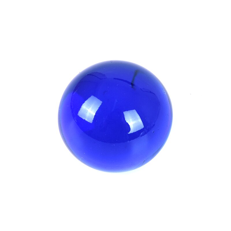 30mm feng shui krystalkugle kvartsglas gennemsigtige kuglekugler glaskugle fotograferingskugler krystal håndværksindretning: Dyb blå