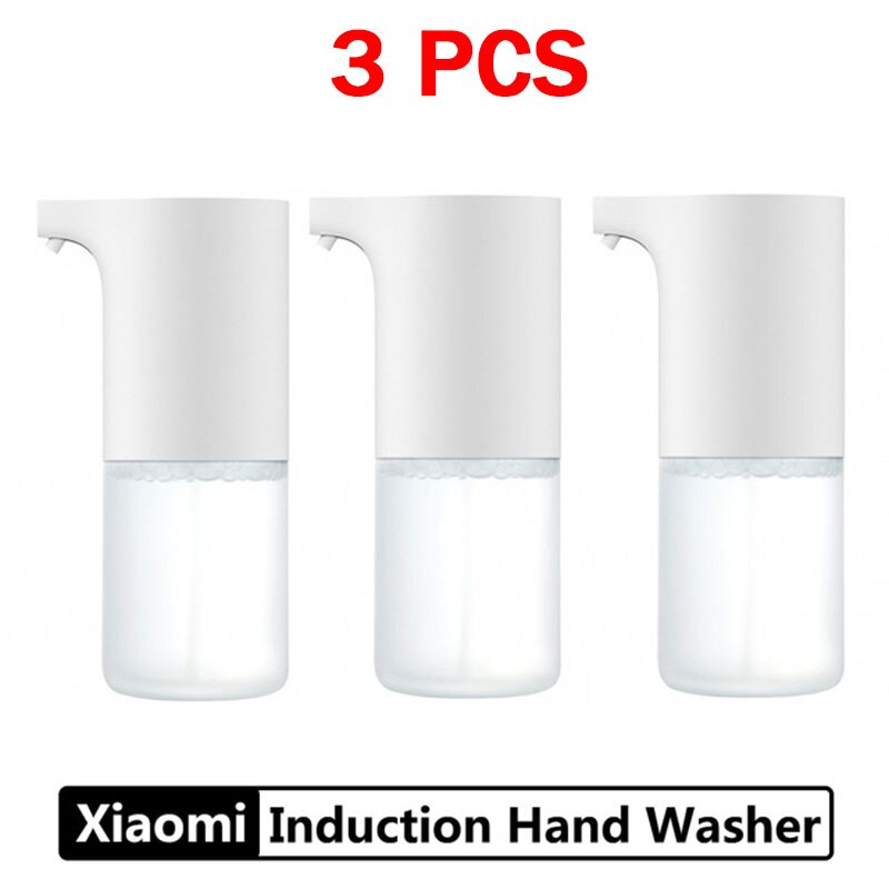 På lager original xiaomi mijia automatisk induktion skummende håndvask automatisk sæbe 0.25s infrarød sensor til smarte hjem: 3 stk
