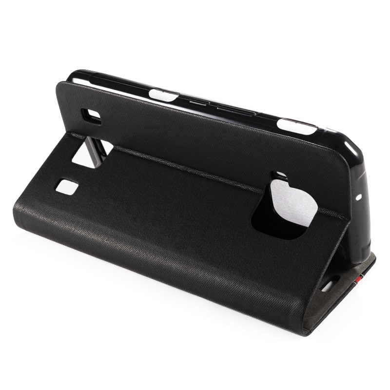 Cowboy pu leren telefoonhoesje voor doogee  s95 pro flipcase voor doogee  s95 business case zachte siliconen achterkant