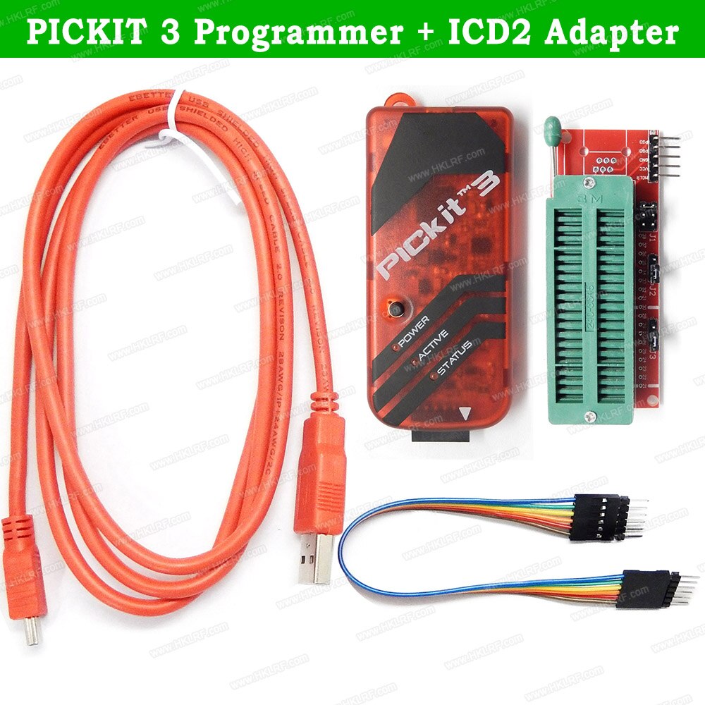 PICKIT3 Programmeur + PIC ICD2 PICKit 2 PICKIT 3 Programmeren Adapter Universele Programmeur Set