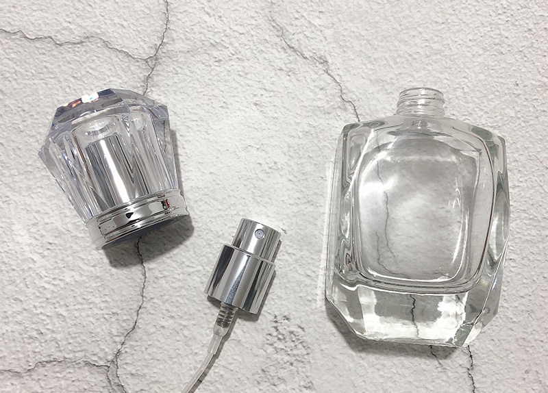 10 st/lot 30ml parfymflaska av klart glas tjockt glas spray kosmetikaflaskor tom parfymförpackningsflaska