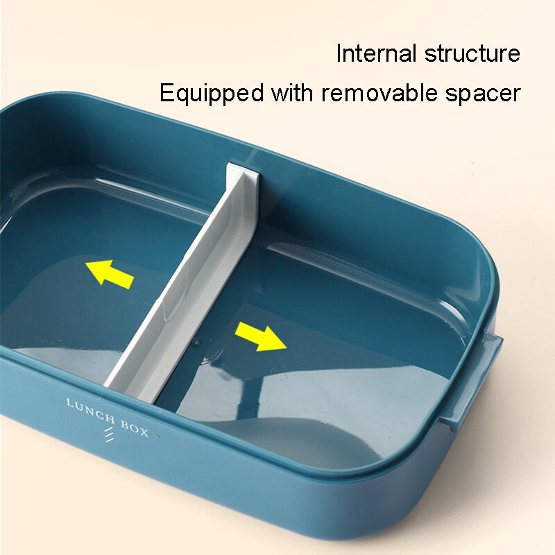 700ML 1400ML Portable Lunch Box 550ML Soup Bucket Single Double Layer Leak-Proof Food Container Children School Office Bento Box