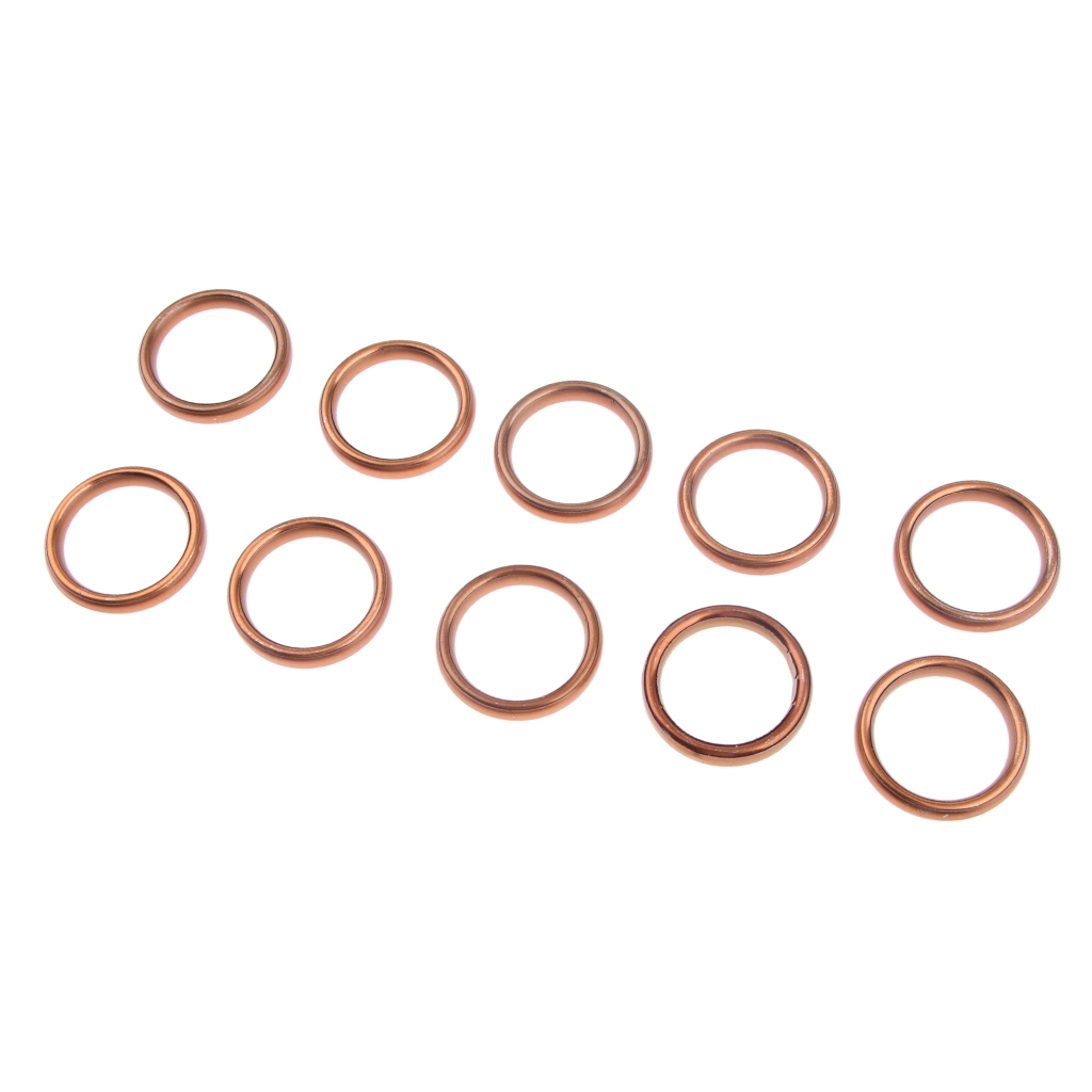 10pcs Motorcycle Exhaust Muffler 30mm Gasket Ring For CG125