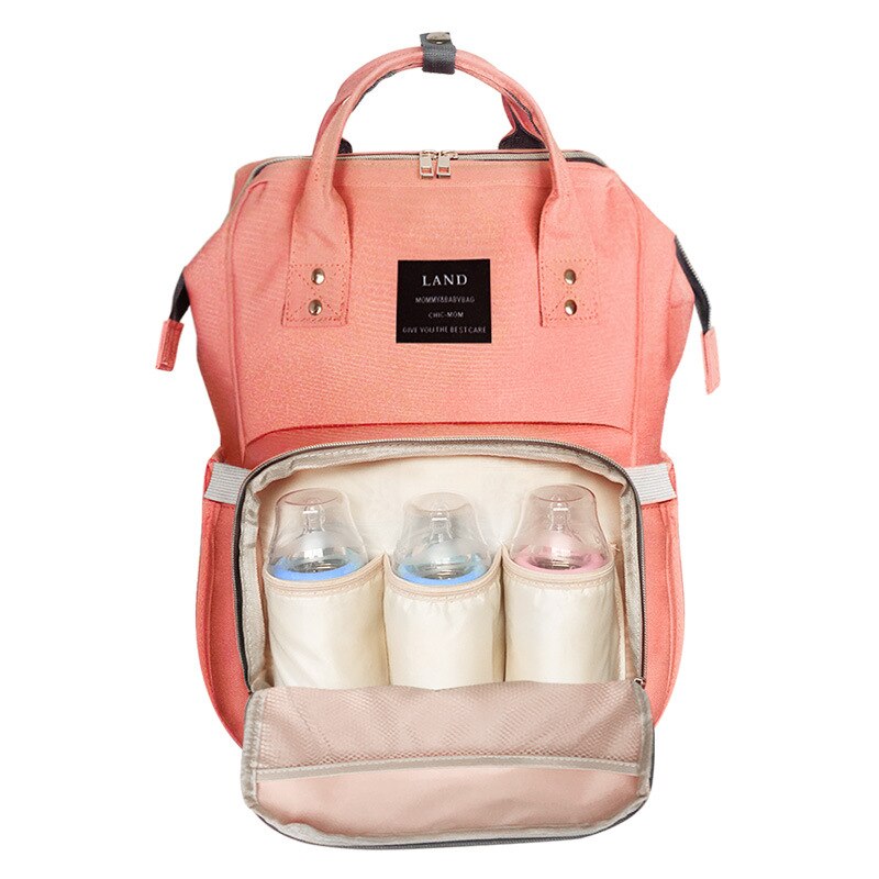 LAND Baby Bag Nappy Bags Large Diaper Bag Backpack Baby Organizer Maternity Bags For Mummy Handbag Baby Nappy Backpack