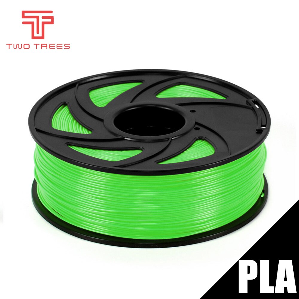Overseas Warehouse 3D Printer Filament 1.75MM ABS PLA Filament 3D Printer 1KG Roll for Ender 3 CR10 Bluer Plus Extruder: PLA-1KG-green