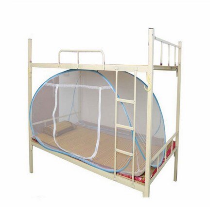Mongolian Bag Mosquito Net Folding Single Door Pop Up Camping Tent Bed Canopy Mosquito Net Queen King Size Netting Bedding