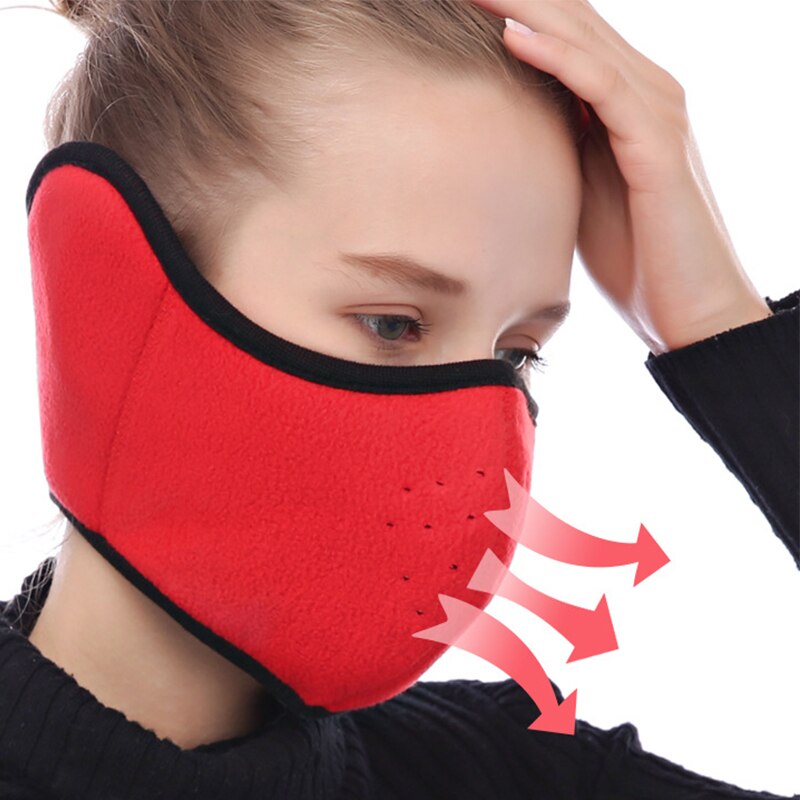 Hiver Thermique Masque Épaissir Polaire Coupe-Vent Hautement Respirant Hommes Femmes Ski Cyclisme Accessoires de Sport En Plein Air