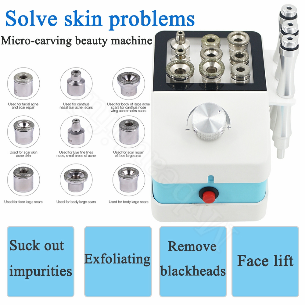 Diamond Microdermabrasion Machine For Personal Home Use Skin Exfoliato Anti Wrinkle Blackhead Remover Face Care Beauty Device