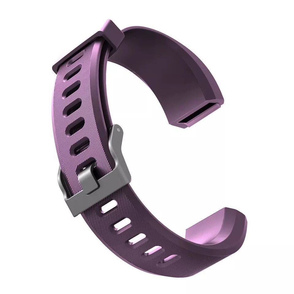 Smart Bracelet ID115 Plus Sports Pedometer Watch OLED Screen Fitness Running Walking Tracker Heart Rate Pedometer Smart Band: Black