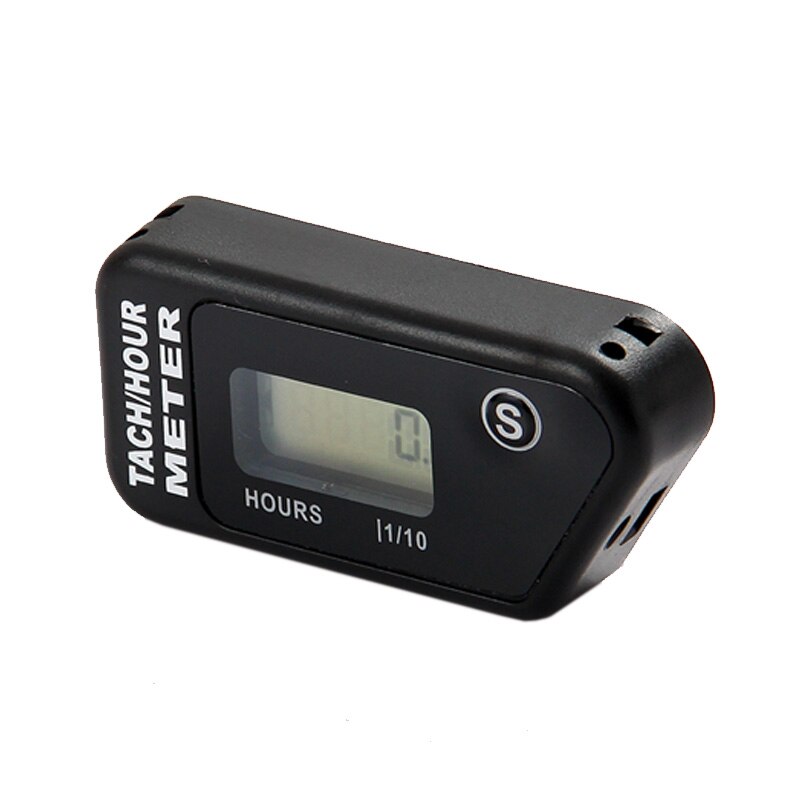 Resettable Inductieve Urenteller Digitale Toerenteller Voor Gas Motor Buitenboordmotor Grasmaaier Motocross Motorfiets Sneeuwscooter Pit