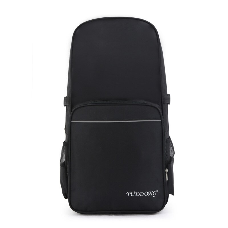 Cucurbit Flute Bag Oxford Cloth Waterproof Instrument Backpack Exercise Storage Bag: Black