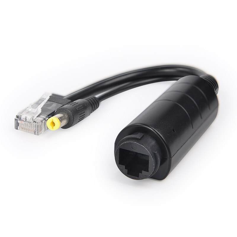 Waterdichte  fs5712b 10/100m ingang 48v dc  /0.35a,  uitgang 12v/1a 1500v hoogspanningsisolatie poe splitter
