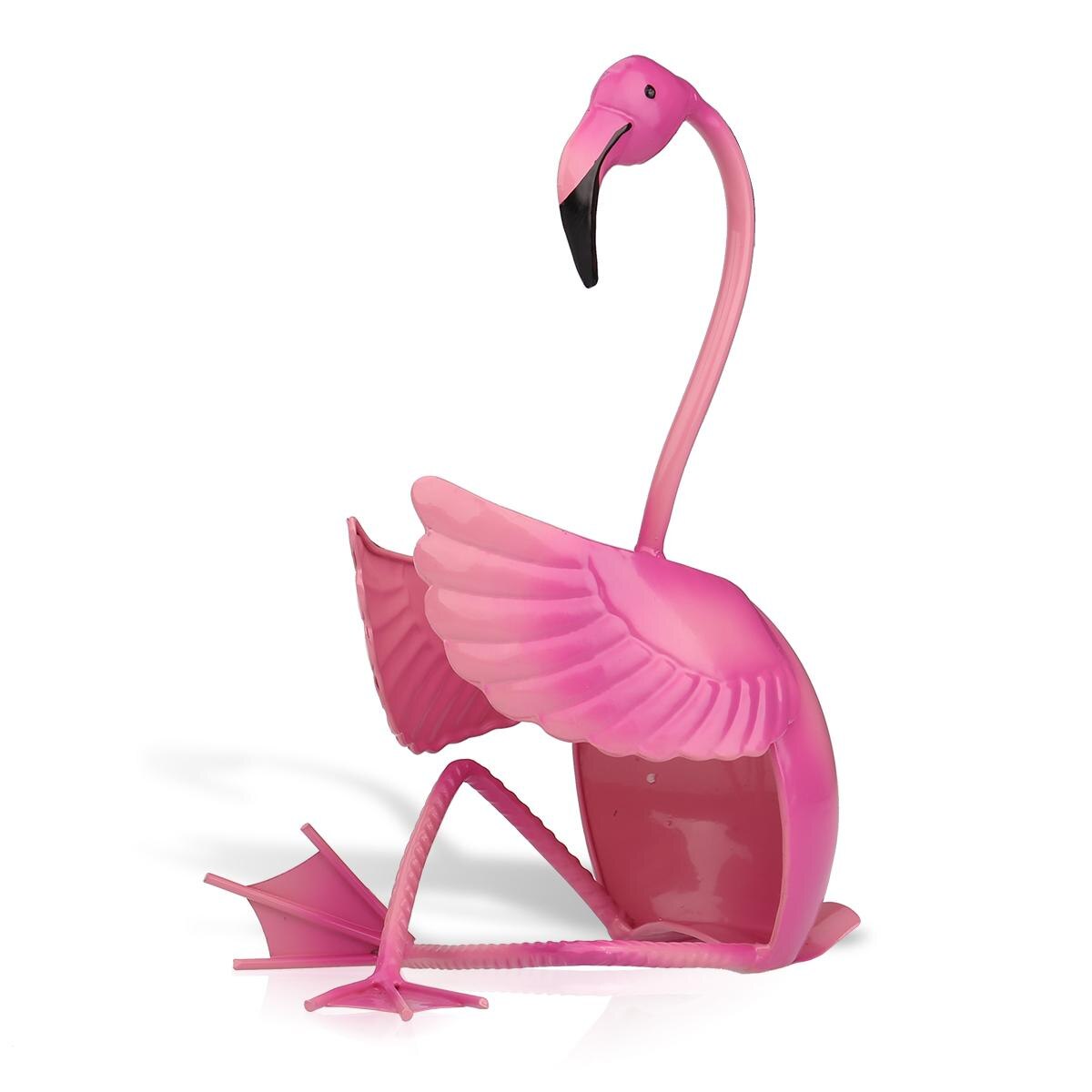 Tooarts Flamingo Wijn Houder Wijn Plank Metalen Sculptuur Praktische Sculptuur Woondecoratie Interieur Decoratie Ambachten