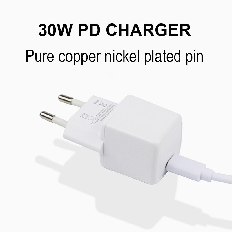 Mini Telefoon Oplader Pd 30W Voor Iphone 13 12 Mini Pro Max Eu Vs Lader Voor Samsung Galaxy fast Charger USB-C Poort Charing