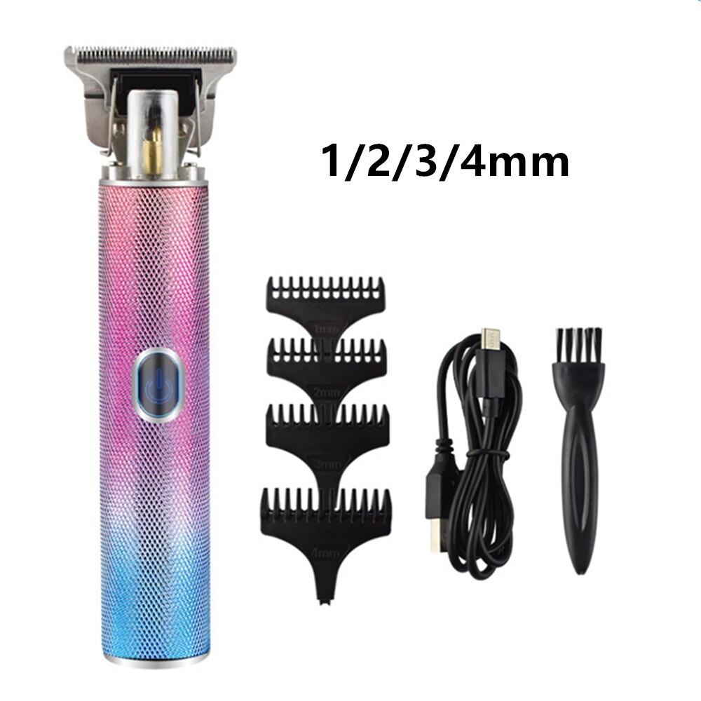Hair Trimmers USB Rechargeable Hair Clipper Barber Trimmer Beard Trimmer Cutter Haircut for Men Styling Tool: 110359