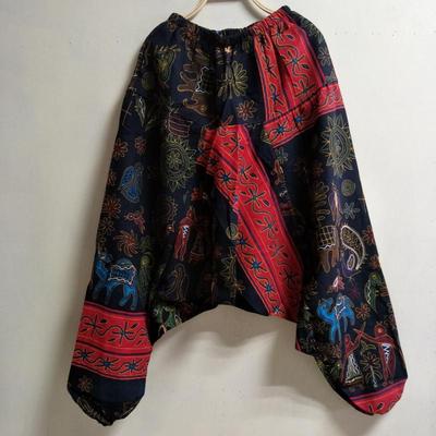 Vintage Mannen Casual Vrouwen Thaise Harembroek Baggy Boho Losse Aladdin Boho Festival Hippy Kiel Hoge Taille Jumpsuit Broek: style 14