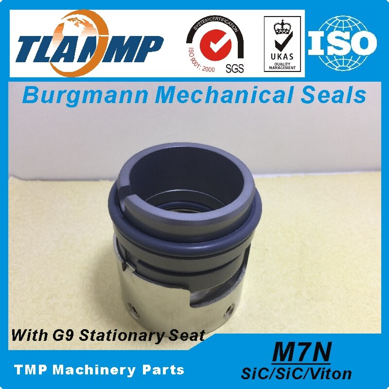 M7N-20 (M7N/20-G9) Burgmann TLANMP Mechanical Seals Unbalance type with G9 Stationary seat (Material:SIC/SIC/VIT)