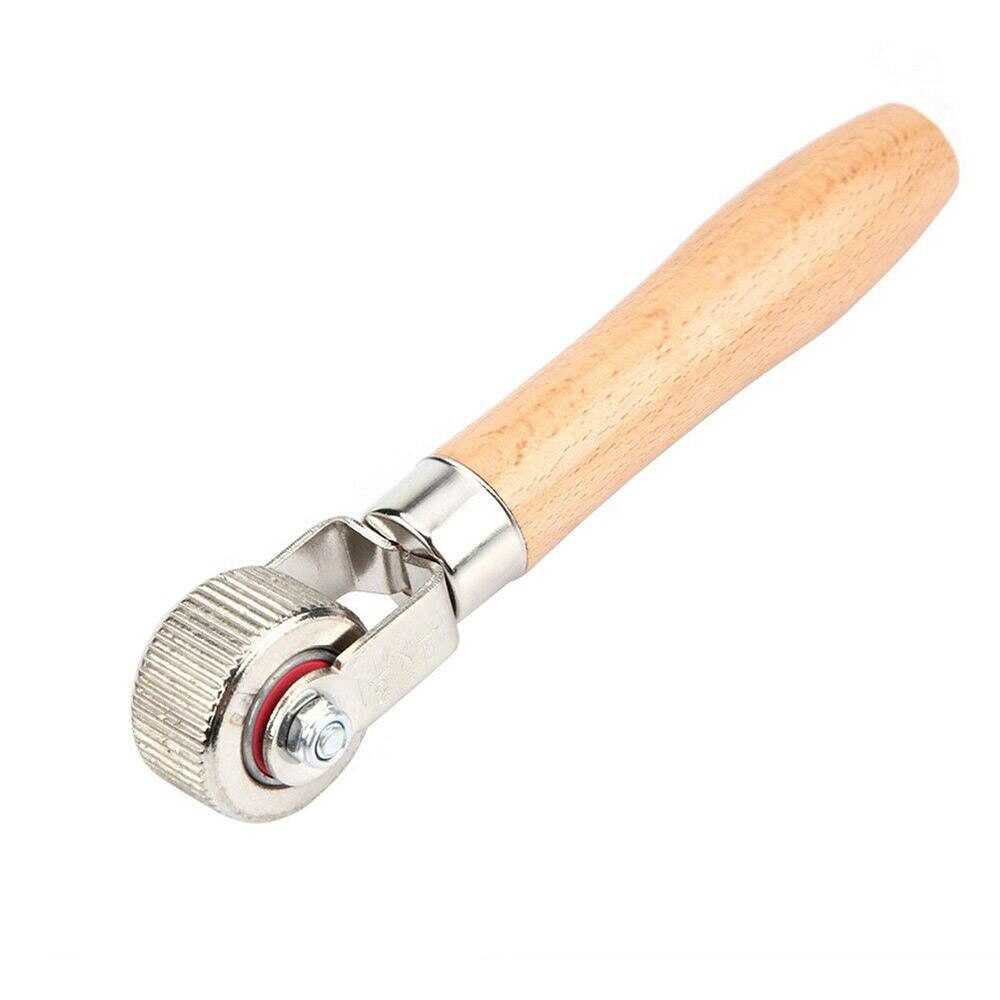 20mm houten handvaten bandenreparatie-stitcher kogellager bandenroller reparatiegereedschap bandenverdichtingsrol