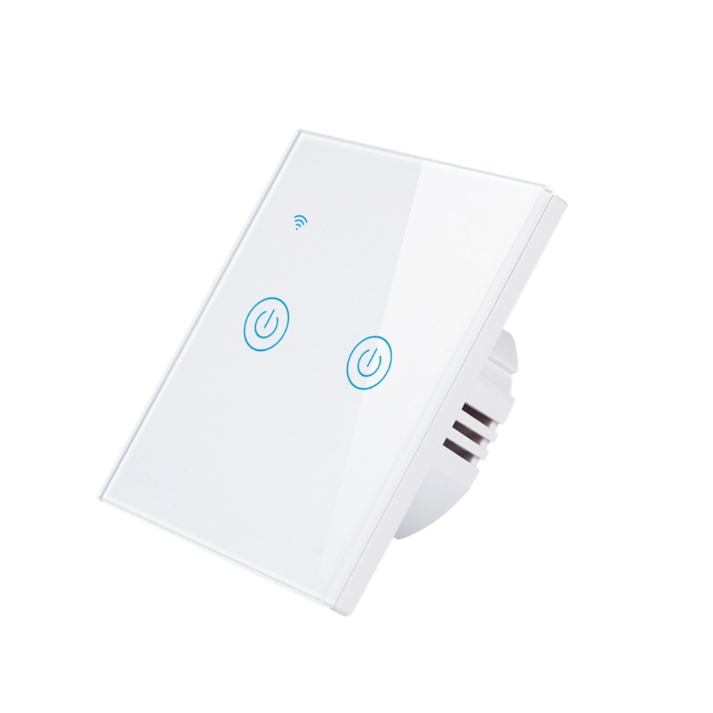 ATHOM Homekit No Neutral Needed WiFi EU Standard Smart Switch Touch Key Siri Voice Control