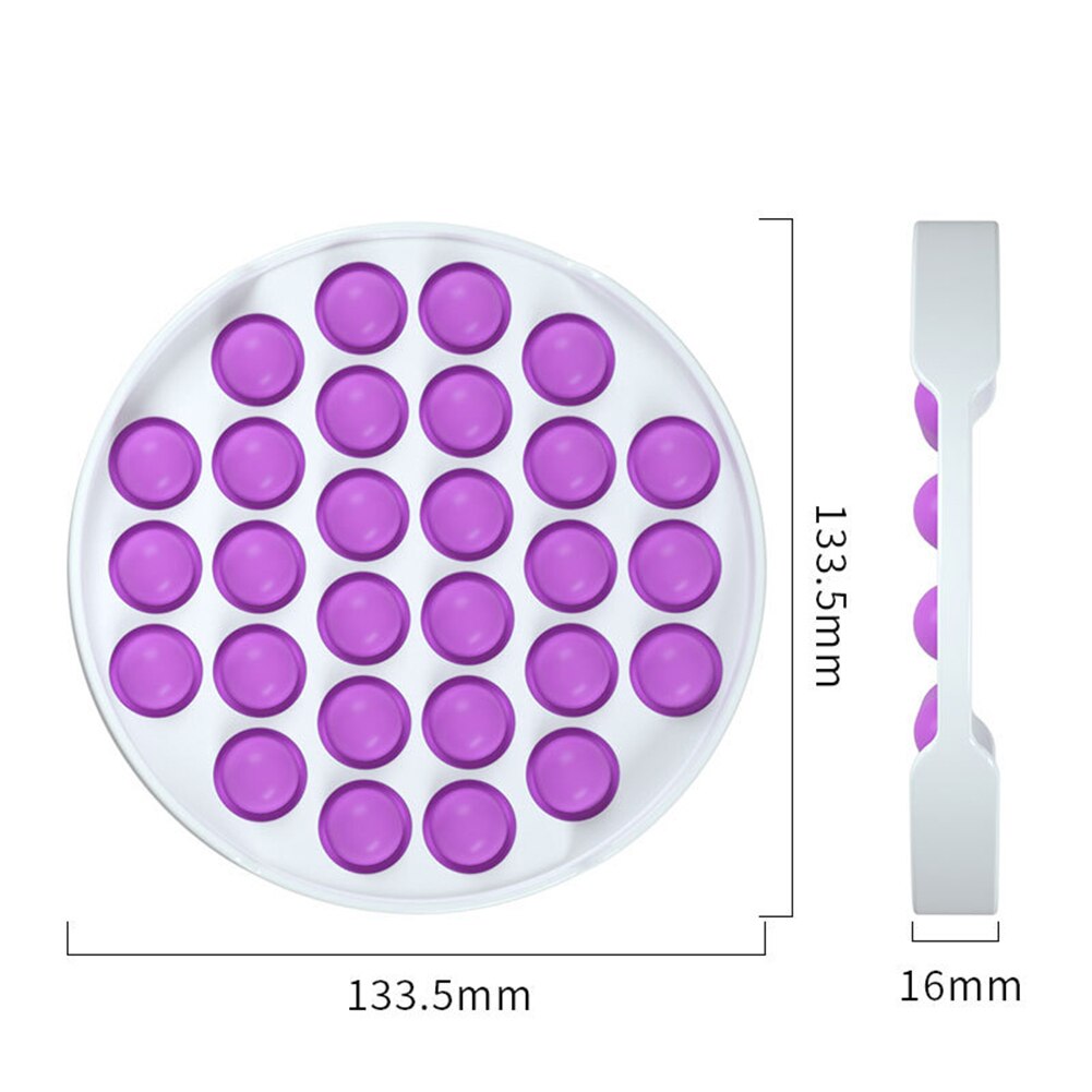 Push Bubble Fidget Toys pop it Autism Special Needs Stress Reliever Relieve Stress Increase Focus Interactive Soft Squeeze Toy