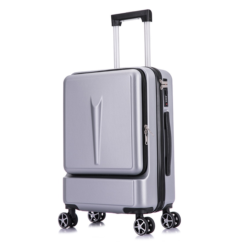 20-Inch Front Open Trolley Case - Stylish & Durable
