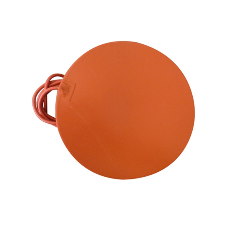 Ronde 400mm 16 '' 230v 600w met psa en ntc 100k thermistor siliconen verwarmingselement verwarmingspad voor 3d printers