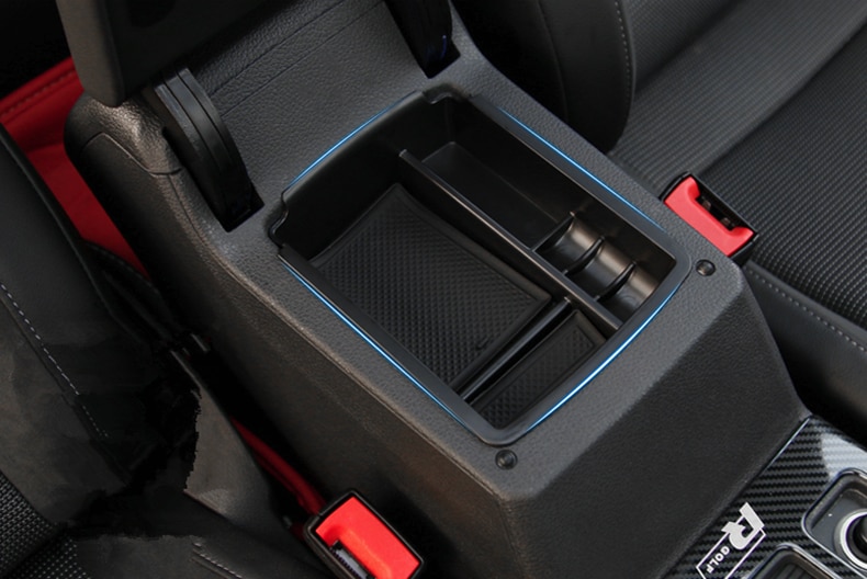 Armrest Storage Box for Volkswagen Golf 7 Console Stowing Tidying Golf Mk7 VII 5G GT I R 1.2 TSI 1.0 1.4 1.8 2.0 TDI