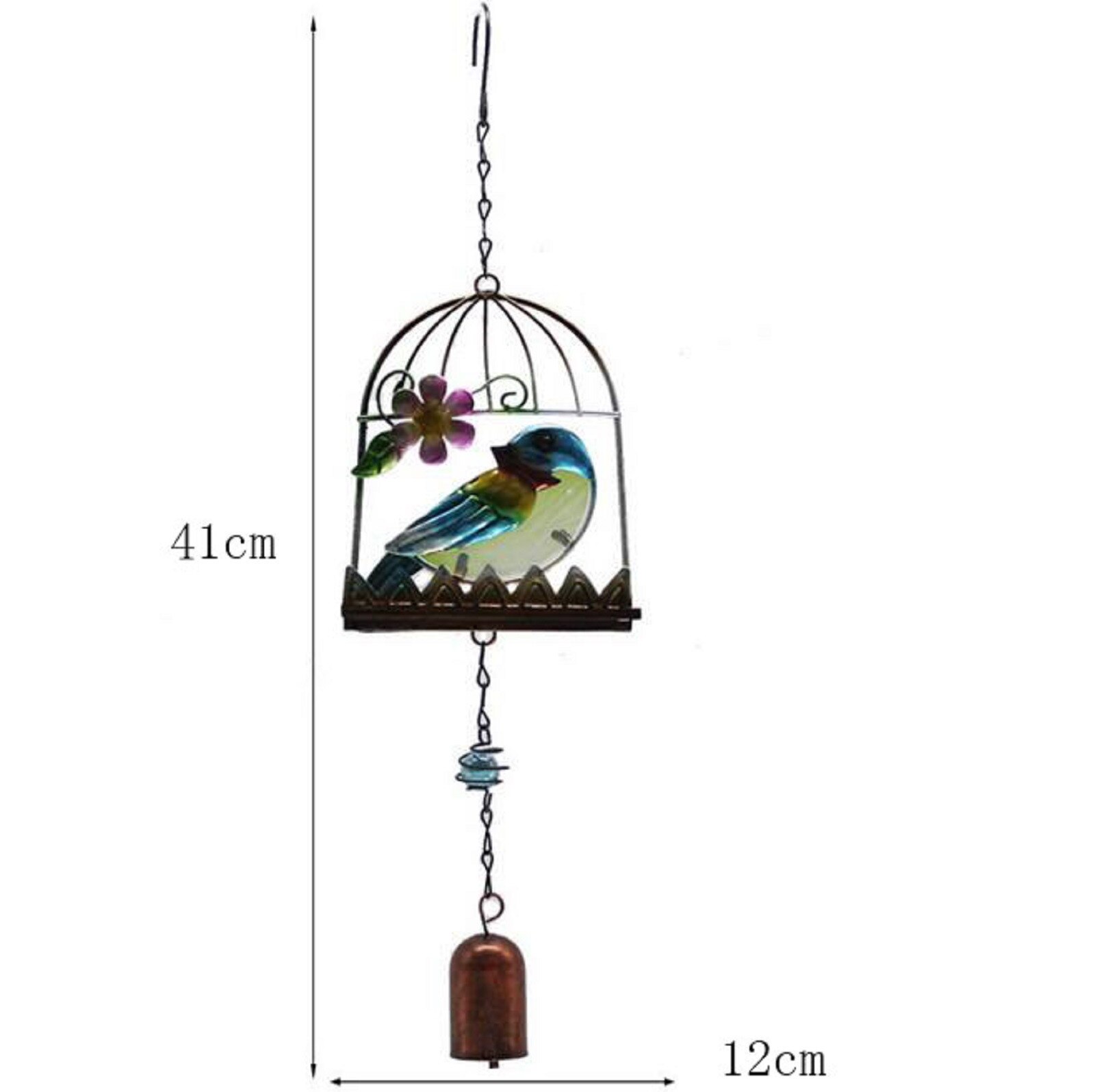 40 # Handwerk Hanger 3d Stereo Wind Chime Glas Bal Dier Modellering Hanger Creatieve Tuin Hanger Tuin Decoratie