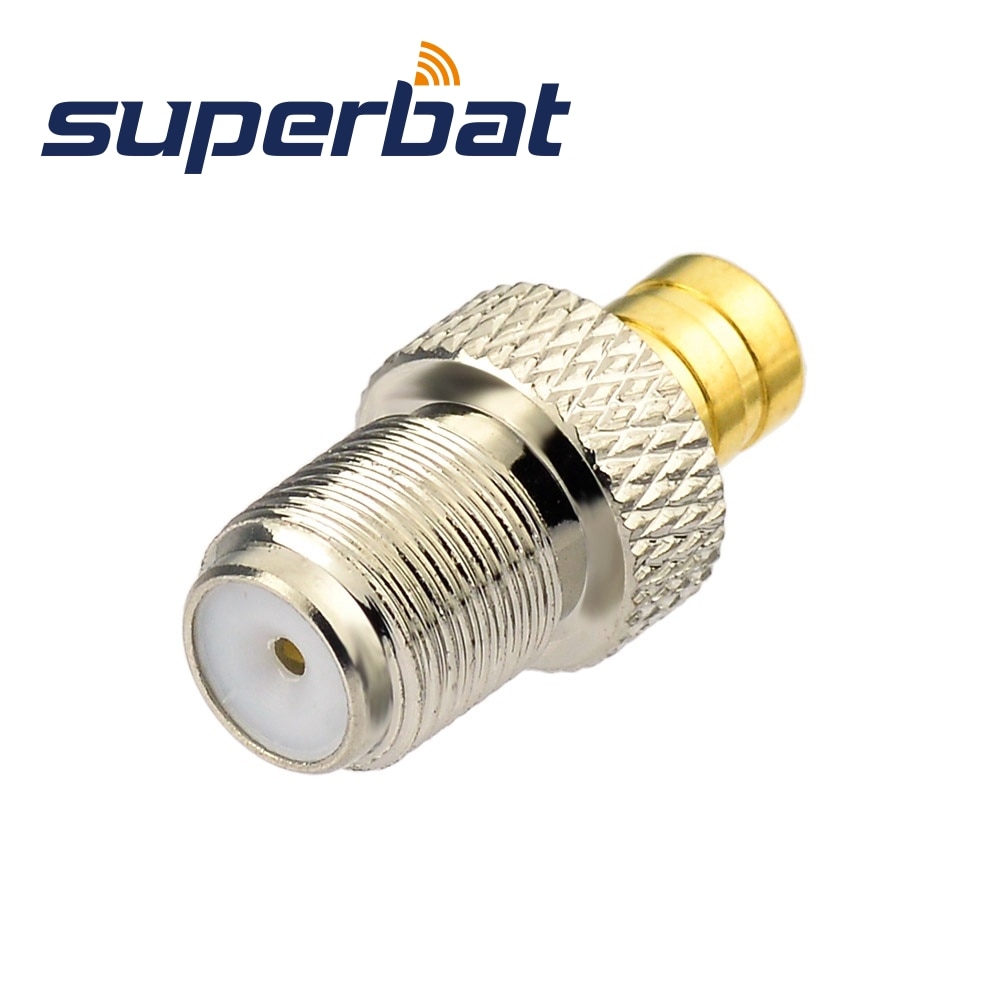Superbat Smb Naar F Adapter Smb Plug Naar F Jack Straight Rf Coaxiale Connector