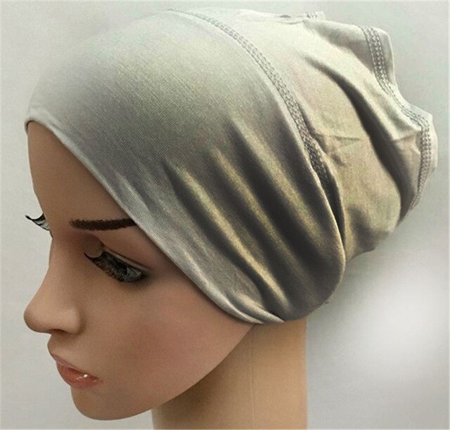 Gorro de Turbante elástico musulmán para Mujer, Hijab interior, suave, Modal, islámico, bajo bufanda, diadema, tubo, Turbante, 2022: 6