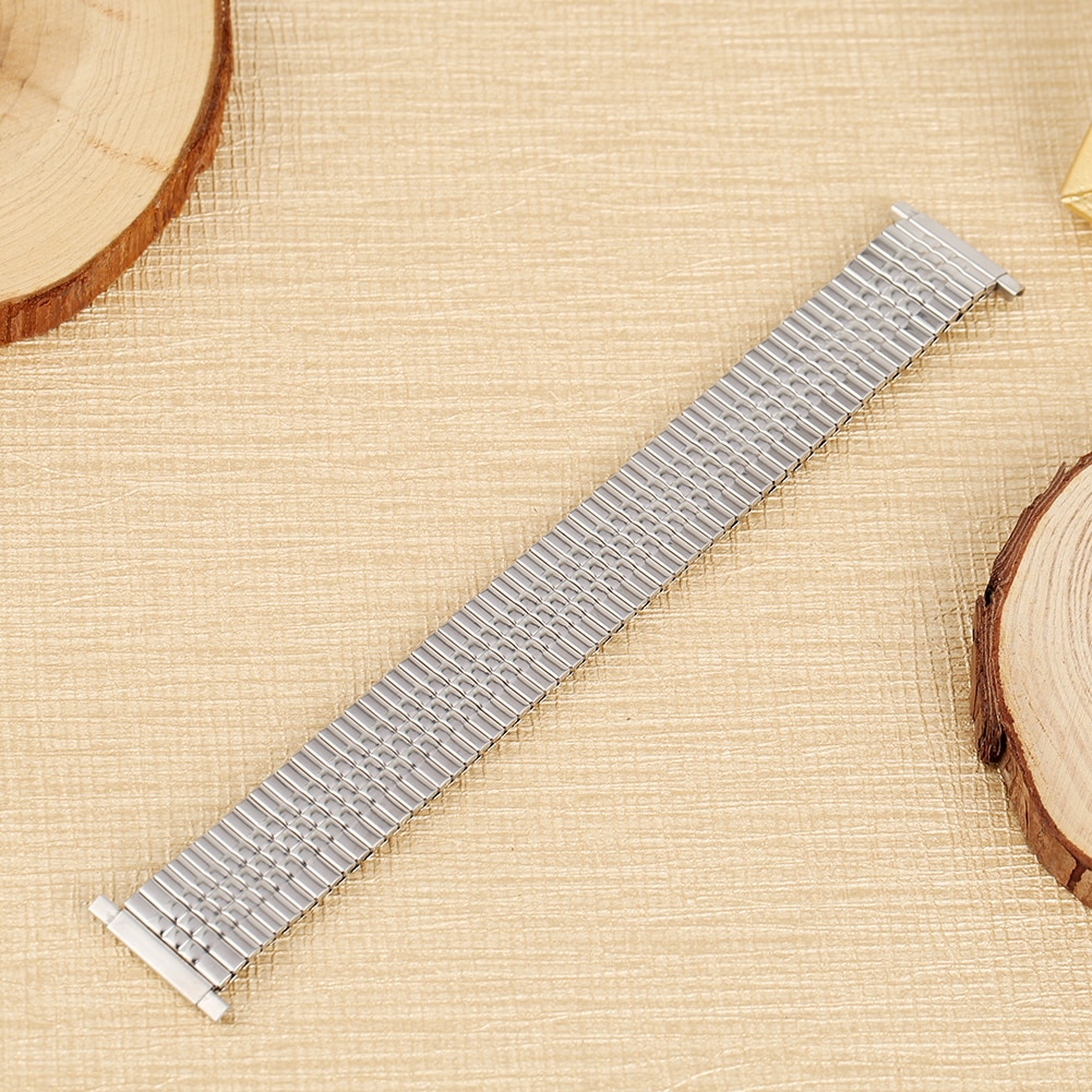 Premium elastisk urrem 16mm urremme i rustfrit stål 18mm uden spænde metaludskiftning 20mm armbåndsur 22mm armbånd