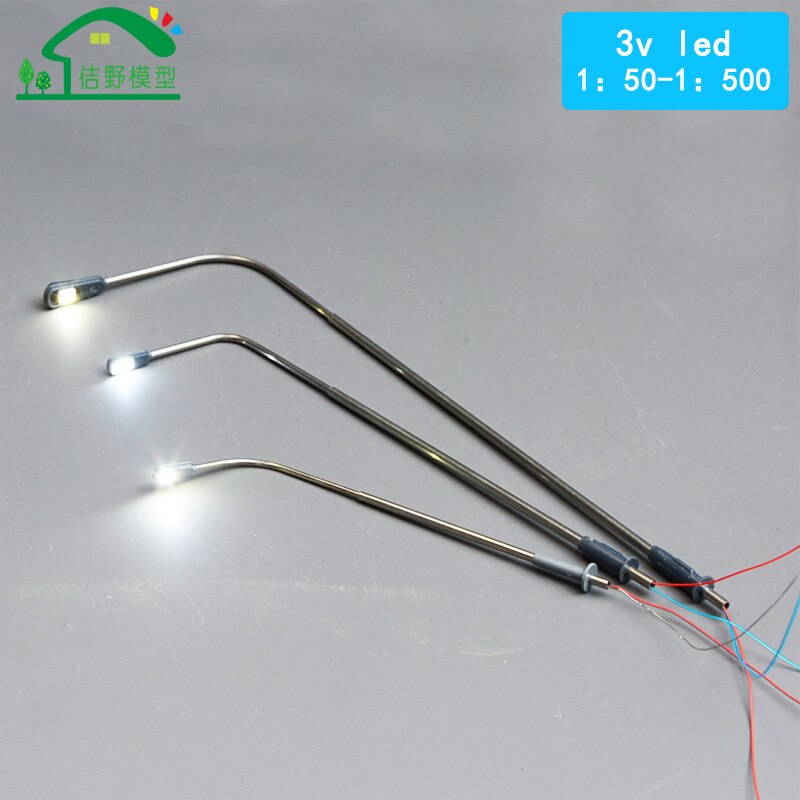 DIY Architektur Sand Tisch Modell Material Mini Modell Autobahn Lampe 3VLED Single-kopf Glänzende ma lu deng Modell