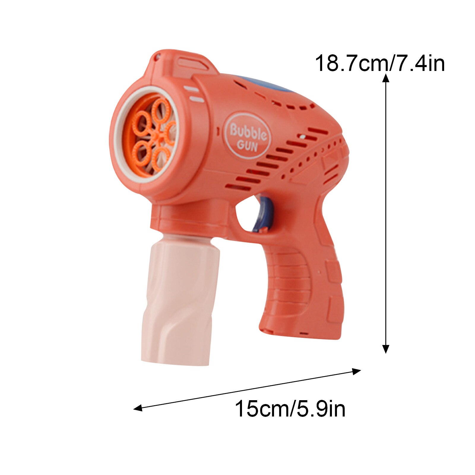 Nuovo lampeggiante illumina bambini spazio a cinque fori macchina per bolle magiche giocattoli da nuoto estivi forniture per matrimoni regalo di compleanno creatore di bolle