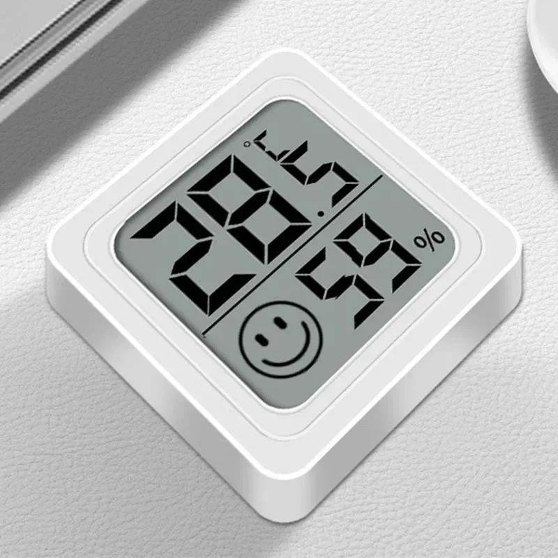 Mini termómetro Digital LCD, higrómetro, medidor de humedad y temperatura ambiente interior, herramientas de medición del hogar, juego de 4 Uds.