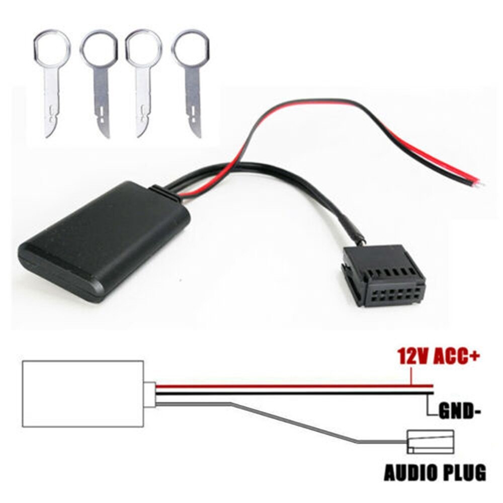 Module Car Bluetooth Cable Parts 1pcs AUX-IN For Ford Focus W/ 4* Tool