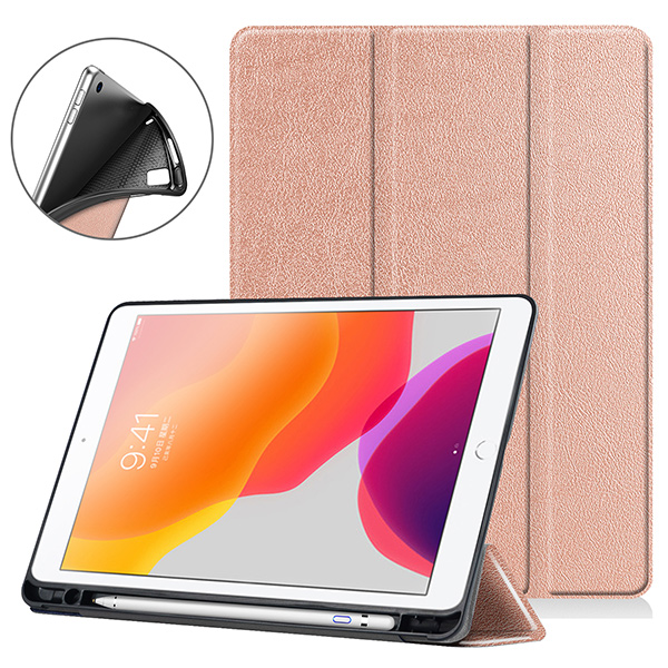 Funda de tableta para ipad 10,2 , funda de folio para Apple ipad 7 7th 10,2 "A2200 A2198 A2197, funda protectora con portalápices: 19IPAD102  KSTBC MGJ