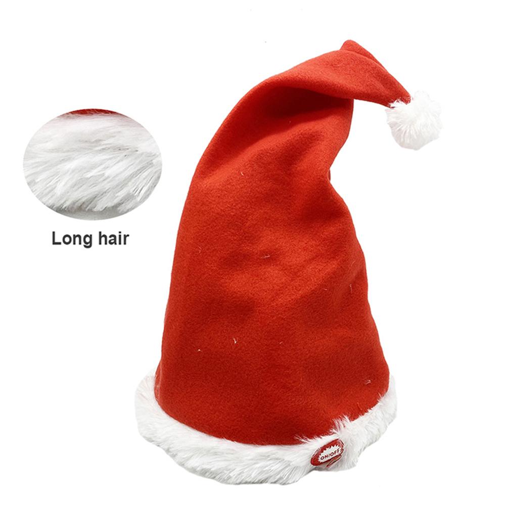 Electric Christmas Hat Swing Tail Adjustable Electric Music Novelty Funny Cartoon Hat Cosplay Christmas For Kids portable: 01